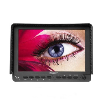 7\" 4K On-Camera Field Monitor with 10bit IPS Screen and 2200mAh Battery Kit
