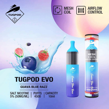 Tugboat Evo 4500 Puffs Disponível Vape Uva