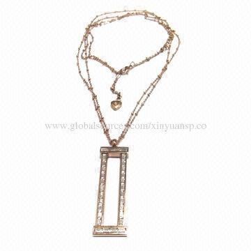 Shiny Stainless Steel Long Necklace