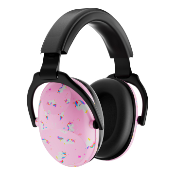 OEM GS140 Kid Ear Defenders: Cute Cartoon Earmuffs for Children's Hearing Protection