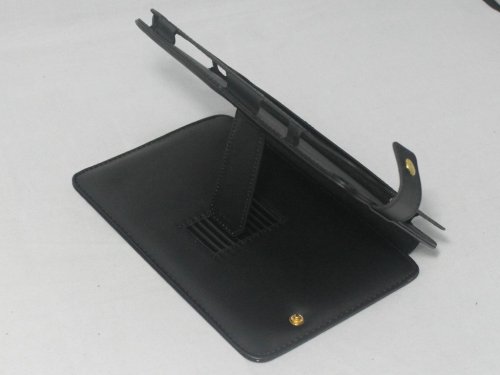 Oem Computer Accessories Black Stand Samsung Tab Leather Cover For P1000 Mid