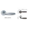 Classic Stainless Steel Solid Door Handles on Rose