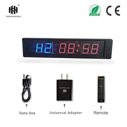 1-Inch Blue and Red LED Display Gym Timer