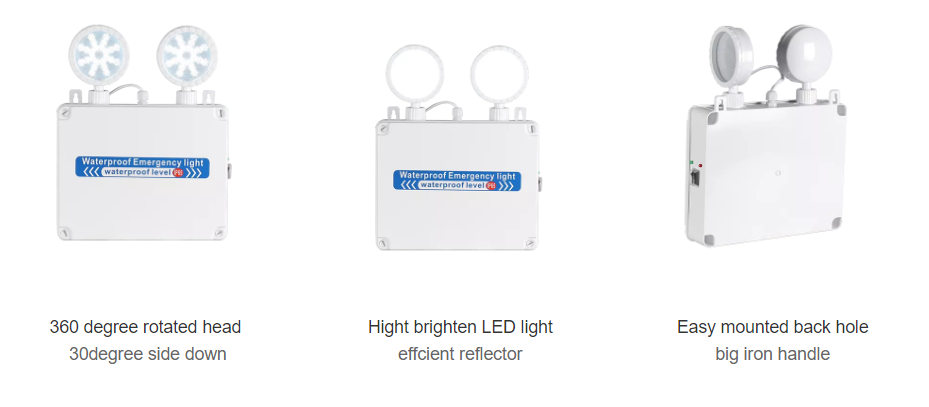 led emergency twin spot light