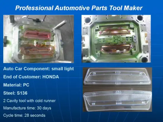 High-end Auto Parts  Mould Plastic Injection Mold making in China for Nissan Auto Parts