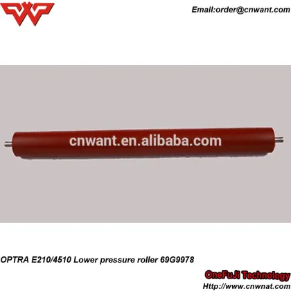 lower fuser pressure roller for Lexmark E210/4510, 69G9978 lower sleeved roller