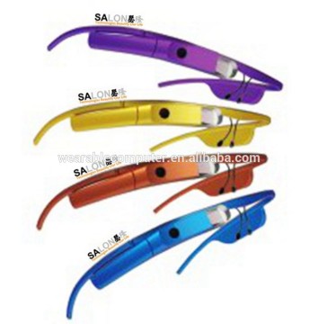 Colrful Wireless Bluetooth glasses support blink eyes to take photo