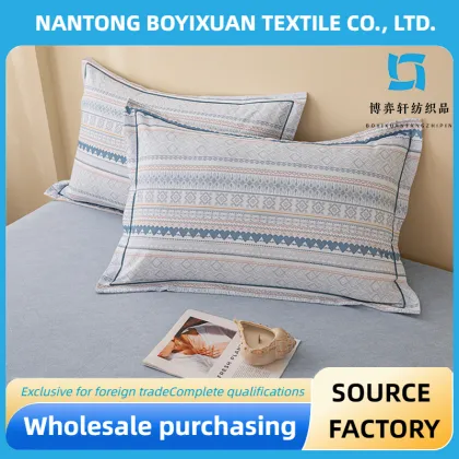 100% cotton Chien Chien Love style pillow