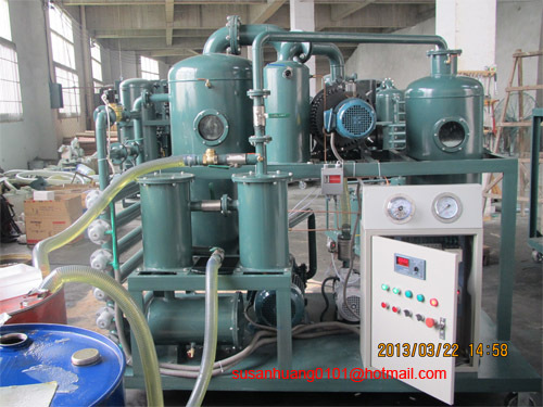 Insulating oil regeneration and Transformer oil purification machine