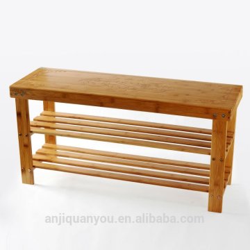BWZST001 portable bamboo coffee table with wheel