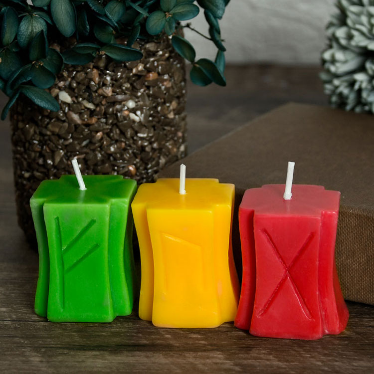 Small Unbranded Luxury Scented Soy Pillar Wax Candles