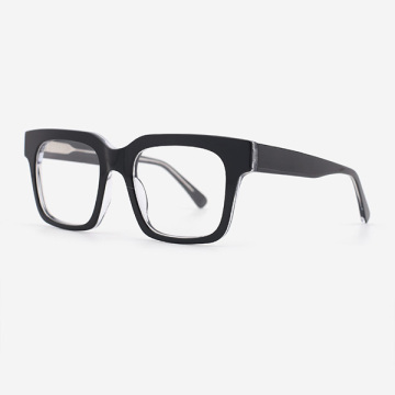 Classic Square Acetate Men's Optical Frames 23A3175