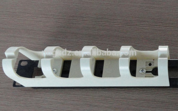 19 Inch Panel With Brush Cable Wire Manager 110 Plastic Cable Retention