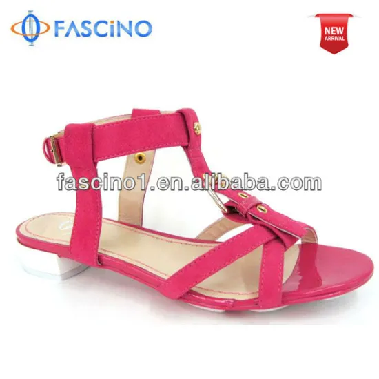 New flat comfortable leather sandal