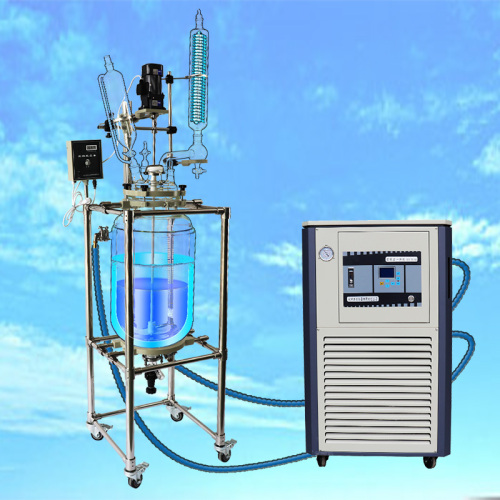 10-200L Pharmaceutical Double Layer Glass Reactor