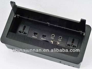 multiple desktop power outlet for conference table