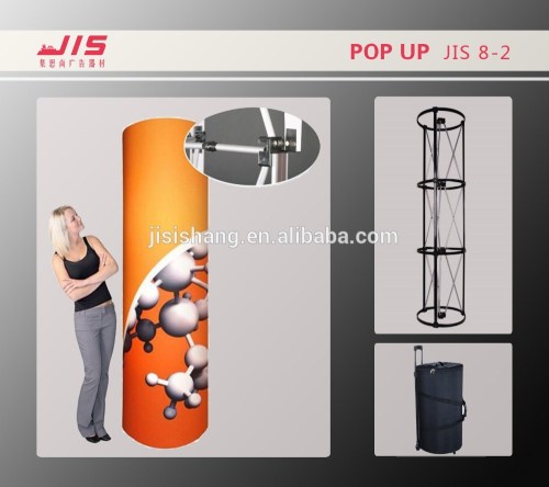 JIS8-2, Portable Aluminum Spring PVC tower pop up banner display