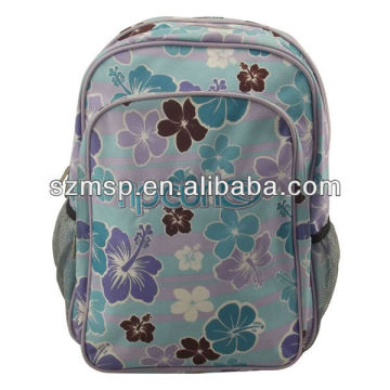 Standard nylon school backpack for girls