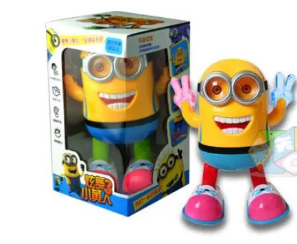 Trendy smart movable lighting adorable dancing music Minions