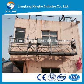 high quality rope suspended platform / work platform / gondolas / construction cradle