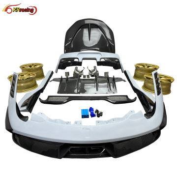 Carbon Fiber Body Kit for Ferrari 458 Italia Spider - Upgrade Exhaust and Bumpers