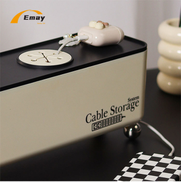 Luxury Cable Storage Box with Cover for Home Office