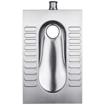 Stainless Steel Squatting Toilet with Urine Stopper