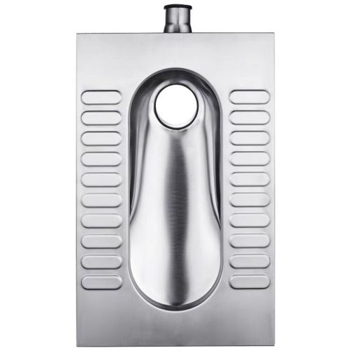 Edelstahl hockende Toilette mit Urinstopper