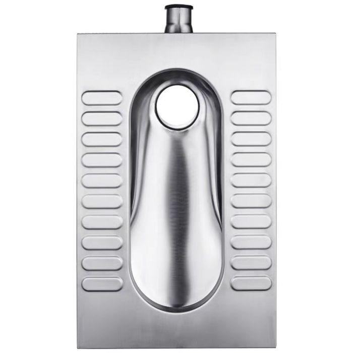 Edelstahl hockende Toilette mit Urinstopper