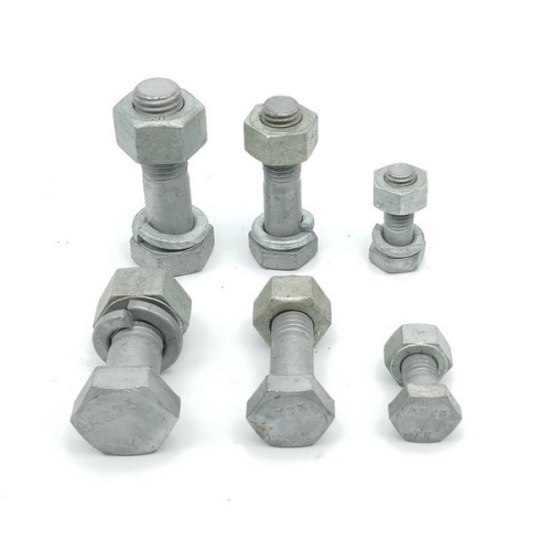 ASTM A325 / 490 Struktur Hex Hex Forged Bolt