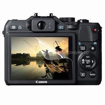 Clear Screen Protector, Suitable for Canon G15 Digital Cameras, Anti-scratch PET Film Material