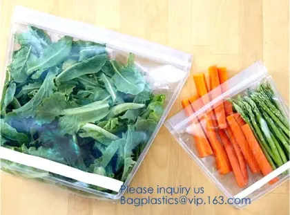 Food Fresh Bag/Food Vacuum Storage Bag/Kitchen Vacuum Bag, Food Grade Leakproof Fresh Large Zipper Freezer