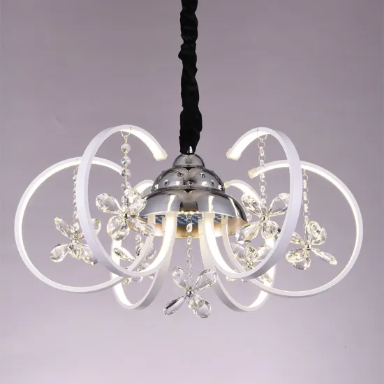 new led modern crystal acrylic chandelier