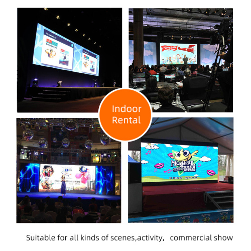 P3.9 Stage Rental LED Display Panel cabinet