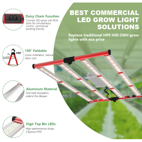 Efficiency 400W Samsung Grow Light for Veg Flower
