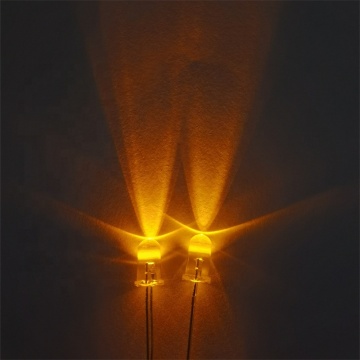 Reine goldene Draht versilberte Epileds Epistar Bridgelux Chip 5 mm rund rot grün gelb Dip LED -Dioden