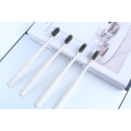 Disposable wheat straw handle adult toothbrush