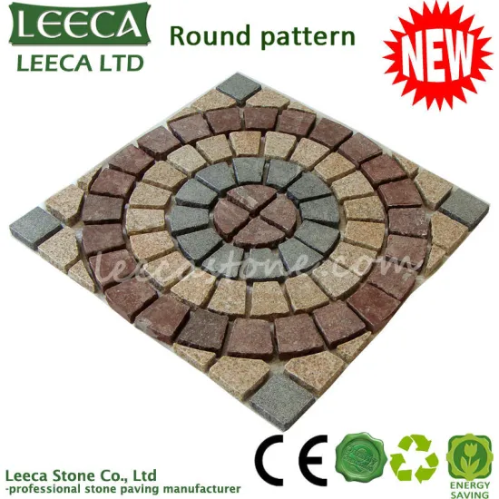 Circle pattern paving stone