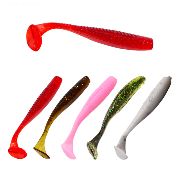 72G Canned Japanese T-Shaped Tail Soft Plastic Fishing Lure Set