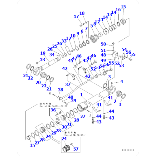 Excavator PC1250LC-8 Cylinder Assembly 707-01-0CA40