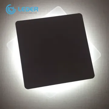 LEDER Aluminum Square box modern indoor wall light