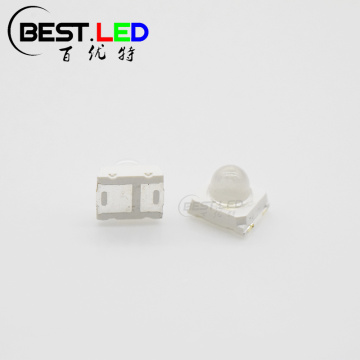 2835 Dome Lens SMD LED Аранжавы святлодыёд 15 градусаў