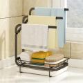 Stainless Steel No Drilling Soap Dishwashing Liquid Drainer Rack