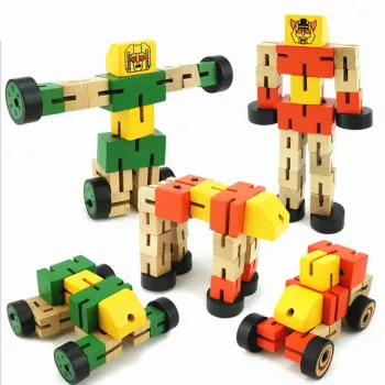 Transformative Wooden Kids' Robot Toy: A New Design in Playful Learning