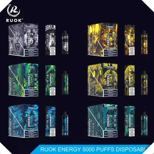 Ruok Energy 5000 Puffs使い捨てのベイプイタリア