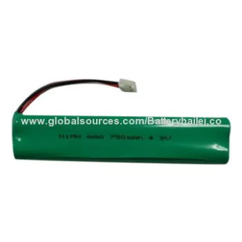 Rechargeable NiMH Battery Pack, H-AAA, 4.8V and 750mAh Capacity to Wash Face with Massage ApparatusNew