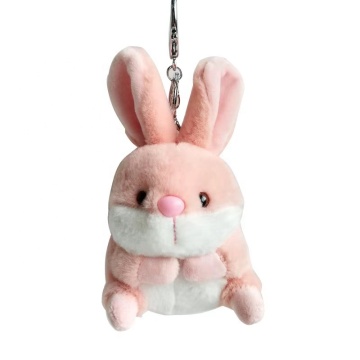 Creative Plush Pendant Series: Rabbit, Bear, and Pig Backpack Dolls