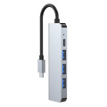 Usb Multiport Adapter 5 In 1 USB3.0 Type C Usb Hub Supplier