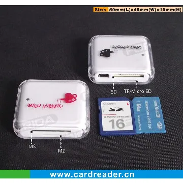 Computer Peripherals Crystal Multi USB Card Reader Flash reader