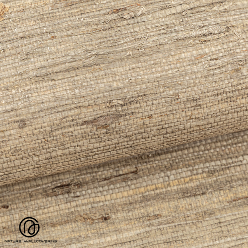 غطاء جدران منسوج يدويًا من نسيج كالاتيا باللون البني الفاتح